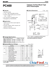 Datasheet PC400 manufacturer SHARP