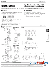 Datasheet PC616A manufacturer SHARP