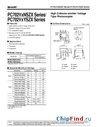 Datasheet PC702V5NSZX manufacturer SHARP