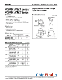 Datasheet PC703V5NSZX manufacturer SHARP