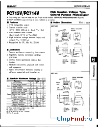 Datasheet PC714V2 manufacturer SHARP