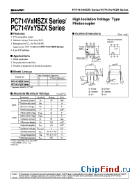 Datasheet PC714V6NSZX manufacturer SHARP