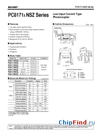 Datasheet PC8171NSZ manufacturer SHARP