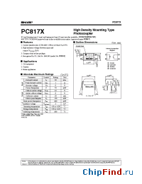 Datasheet PC817X7J manufacturer SHARP