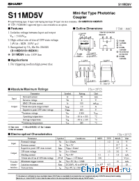 Datasheet S11MD5V manufacturer SHARP