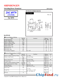 Datasheet 2SC4979 manufacturer Shindengen