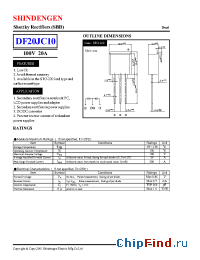 Datasheet DF20JC10 производства Shindengen