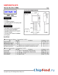 Datasheet DF30JC10 manufacturer Shindengen