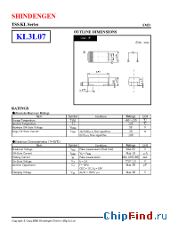 Datasheet KL3L07 manufacturer Shindengen