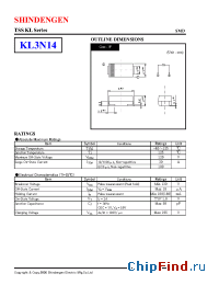 Datasheet KL3N14 manufacturer Shindengen
