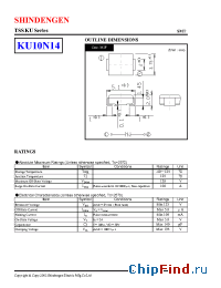 Datasheet KU10N14 manufacturer Shindengen