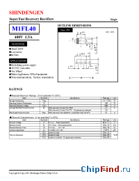 Datasheet M1FL40 manufacturer Shindengen