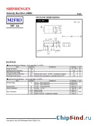 Datasheet M2FH3 manufacturer Shindengen
