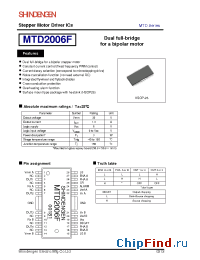 Datasheet MTD2006F manufacturer Shindengen
