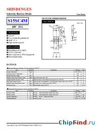 Datasheet S15SC4M manufacturer Shindengen
