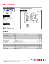 Datasheet S30VT60 manufacturer Shindengen