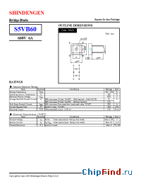 Datasheet S5VB60 manufacturer Shindengen