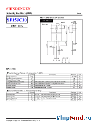Datasheet SF15JC10 manufacturer Shindengen