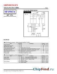 Datasheet SF15SC6 manufacturer Shindengen