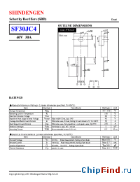 Datasheet SF30JC4 manufacturer Shindengen