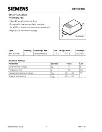 Datasheet BBY53-02W manufacturer Siemens