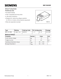 Datasheet BBY56-03W manufacturer Siemens