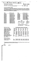 Datasheet BC559B manufacturer Siemens