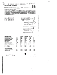 Datasheet BF847 manufacturer Siemens