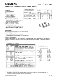 Datasheet BTS710L1 производства Siemens