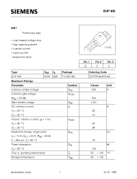 Datasheet C67078-A4403-A2 manufacturer Siemens