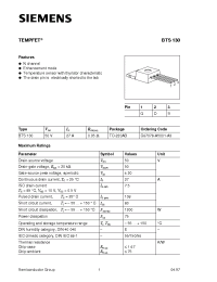Datasheet C67078-A5001-A3 manufacturer Siemens