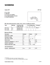 Datasheet CFY25-17 manufacturer Siemens