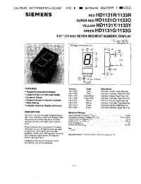 Datasheet HD1131R manufacturer Siemens