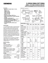 Datasheet IL206A manufacturer Siemens