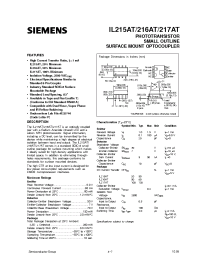 Datasheet IL215AT manufacturer Siemens