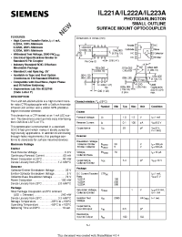 Datasheet IL222A manufacturer Siemens