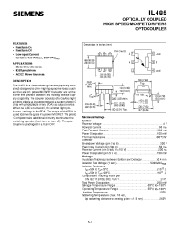Datasheet IL485 manufacturer Siemens