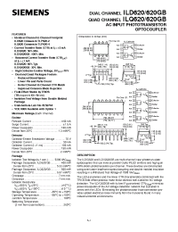 Datasheet ILD620B manufacturer Siemens