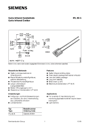 Datasheet IRL80A manufacturer Siemens