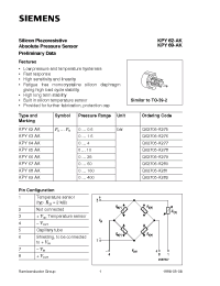 Datasheet KPY66AK производства Siemens