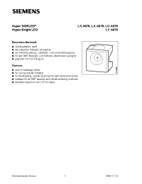 Datasheet LAA676-Q manufacturer Siemens