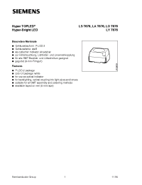 Datasheet LAT676 manufacturer Siemens