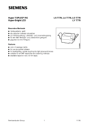 Datasheet LAT776-R manufacturer Siemens