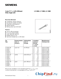 Datasheet LG3380-J manufacturer Siemens