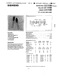 Datasheet LG5180-G manufacturer Siemens