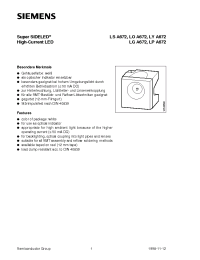 Datasheet LGA672-MQ manufacturer Siemens