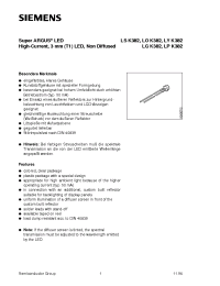 Datasheet LGK382-QT manufacturer Siemens