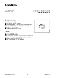 Datasheet LGM670 manufacturer Siemens