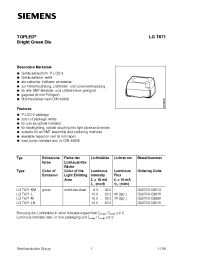 Datasheet LGT671 manufacturer Siemens