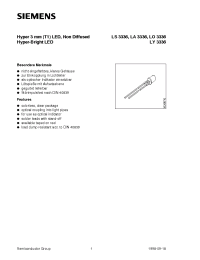 Datasheet LO3336-T manufacturer Siemens